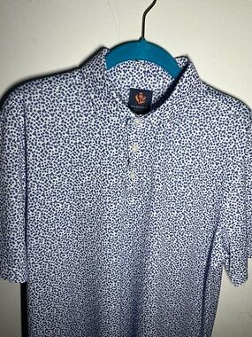 Donald Ross sport polo golf shirt size large